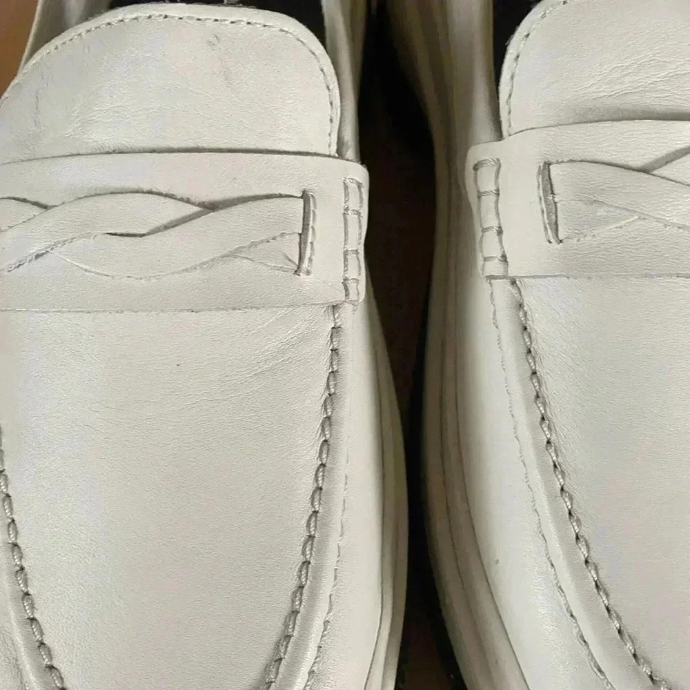 New Sperry Highland White Leather Upper Penny Loafer Platform Academia Preppy9.5 - Picture 14 of 15